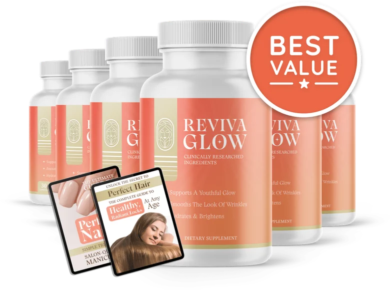 RevivaGlow 6 Bottles package